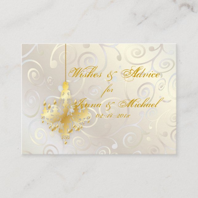 Carte Conseil PixDezines Cupcake Swirls+Chandelier~Cartes de con (Devant)