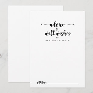 Carte Conseil Réfrigérateurs minimalistes Mariages