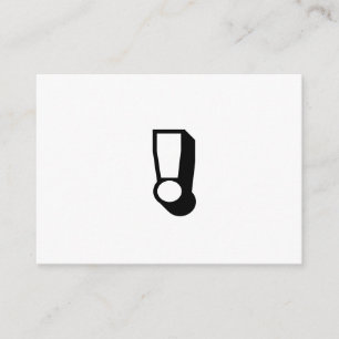 Carte Conseil Surprise, surprise, audacieuse, moderne, noir blan
