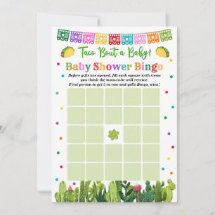 Carte Conseil Taco Baby shower Bingo Jeu
