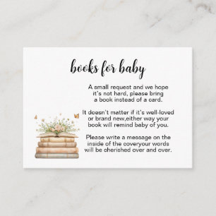 Carte Conseil Un nouveau chapitre commence Livres pour bébé incl