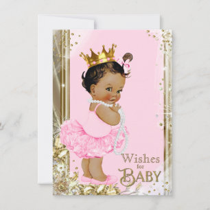 Carte Conseil Vœux de perles de la princesse ethnique Tutu pour