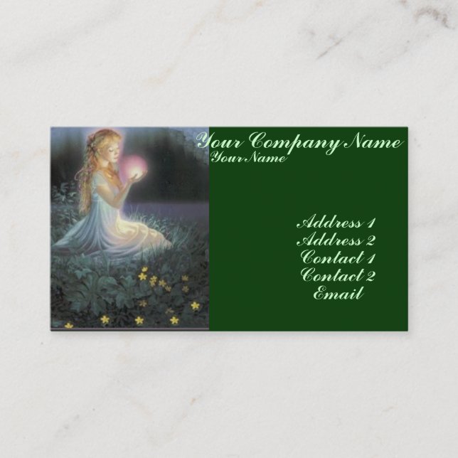 Carte Conseil Voeux parmi les fleurs (Devant)