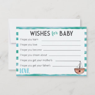 Carte Conseil Voeux pour bébé