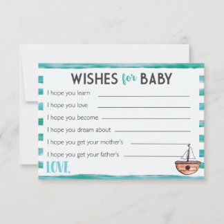 Carte Conseil Voeux pour bébé