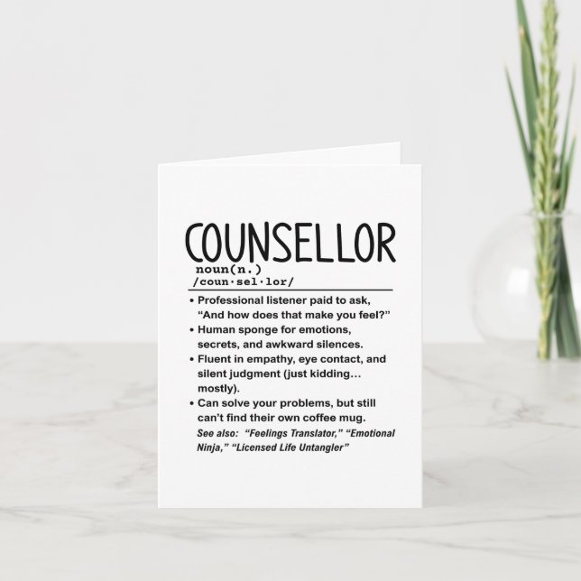 Carte Conseiller (Devant)