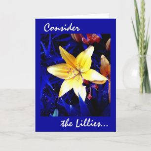 Carte Considérez le Lillies