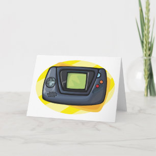 Carte Console de jeu portable rétro des années 90 pour j