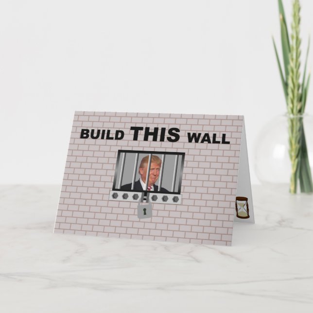 Carte Construire ce mur / Anti-Trump, (Devant)