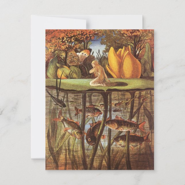 Carte Conte de fées vintage Thumbelina, Eleanor Vere Boy (Devant)