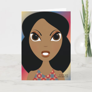 Carte Contemplating Greeting Card