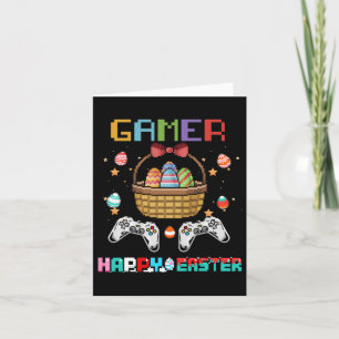 Carte Contrôleur de jeu vidéo de panier avec oeuf de Pâq