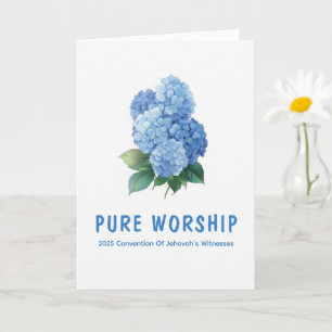 Carte Convention Pure Worship 2025 Salutation JW