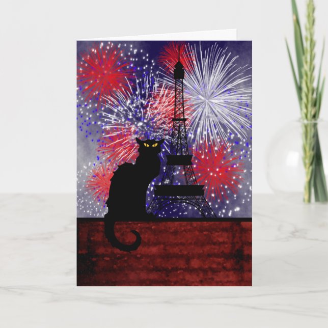 Carte Conversation Noir Bastille (Devant)