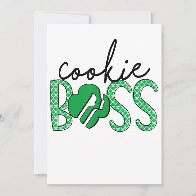 Carte Cookie Boss Scout Girls Cookie Dealer (Devant)