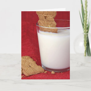 Carte cookie de moulin à vent d'anniversaire dans le lai