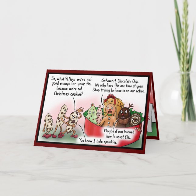 Carte Cookie de Noël (Devant)