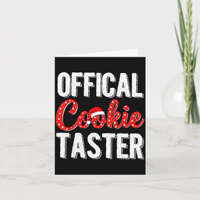 Carte Cookie Taster Cookie Christmas Matching Couple  (Devant)