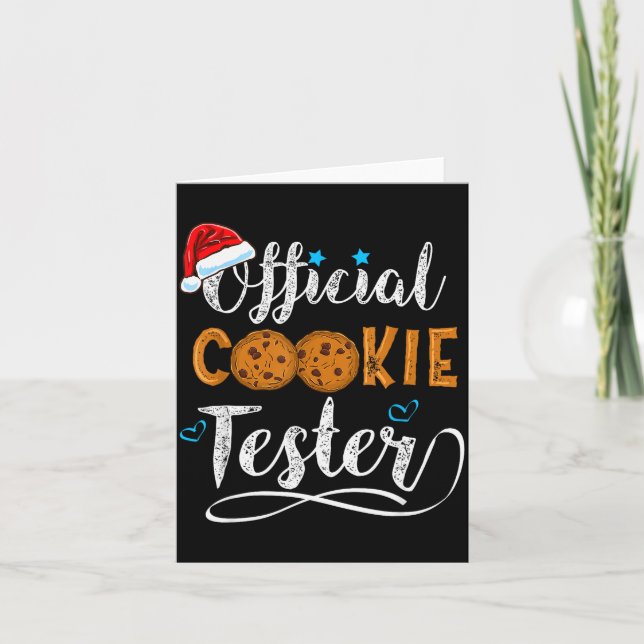 Carte Cookie Tester Christmas Baking Team  (Devant)