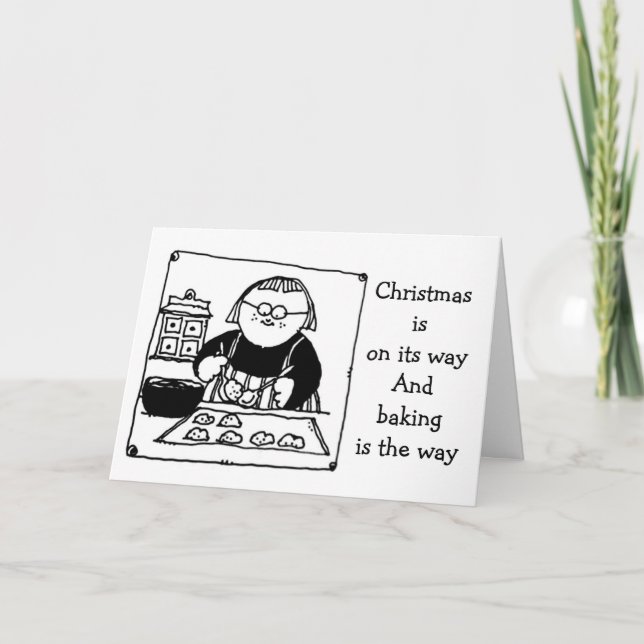 CARTE COOKIES À NOËL **LA FAÇON DE CÉLÉBRER** (Devant)