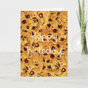 Carte cookies aux pépites de chocolat