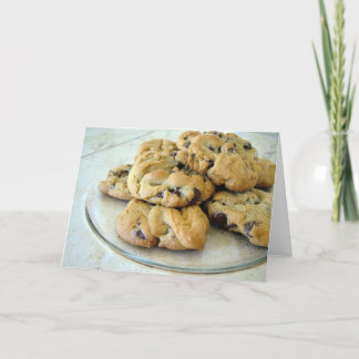 Carte Cookies de chips au chocolat