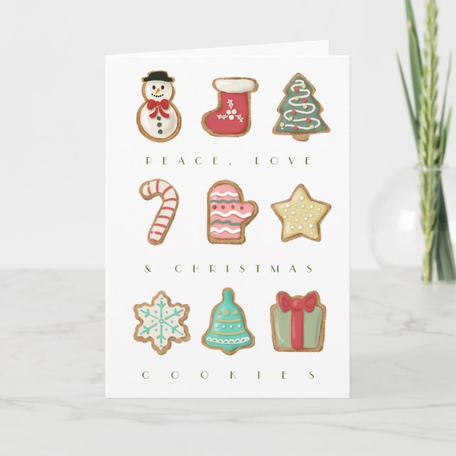 Carte Cookies de Noël (Devant)