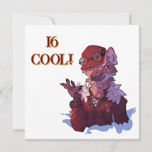 Carte Cool 16, loup