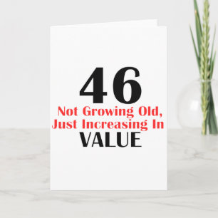 CARTE COOL 46 ANS CONCEPTION ANNIVERSAIRE