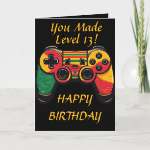 Carte Cool Adolescent Niveau 13 Joueur