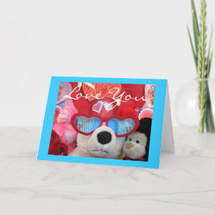 Carte cool Bear Valentine