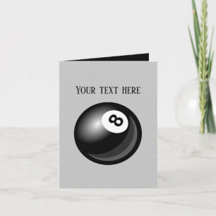 Carte Cool Billiards ajouter un message