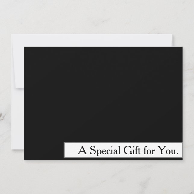 Carte Cool Faux Silver Stripe Modern Cadeau Certificat (Devant)