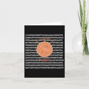 Carte Cool Funny International Pi Day Pie Happy Pi Day