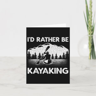 Carte Cool Kayak Art Pour Hommes Femmes Kayak Paddle Boa