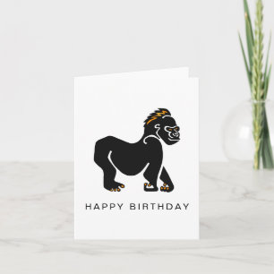 Carte Cool Mountain GORILLA -Faune - Primate - Ape