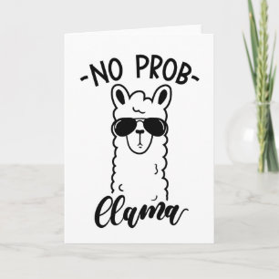 Carte Cool No Prob Llama