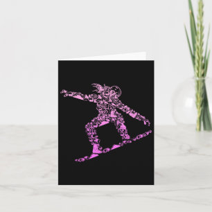Carte Cool Snowboarder Vêtements Et Idées Cadeaux Femmes