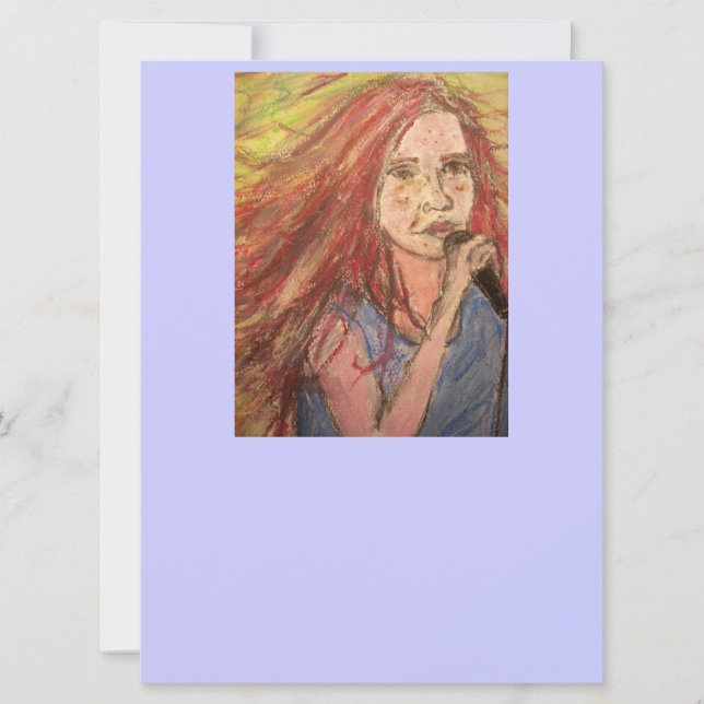 Carte Coolest Rocker Girl (Devant)