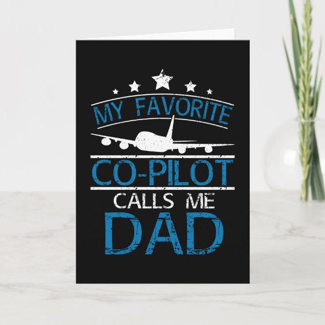 Carte Copilote papa (Devant)