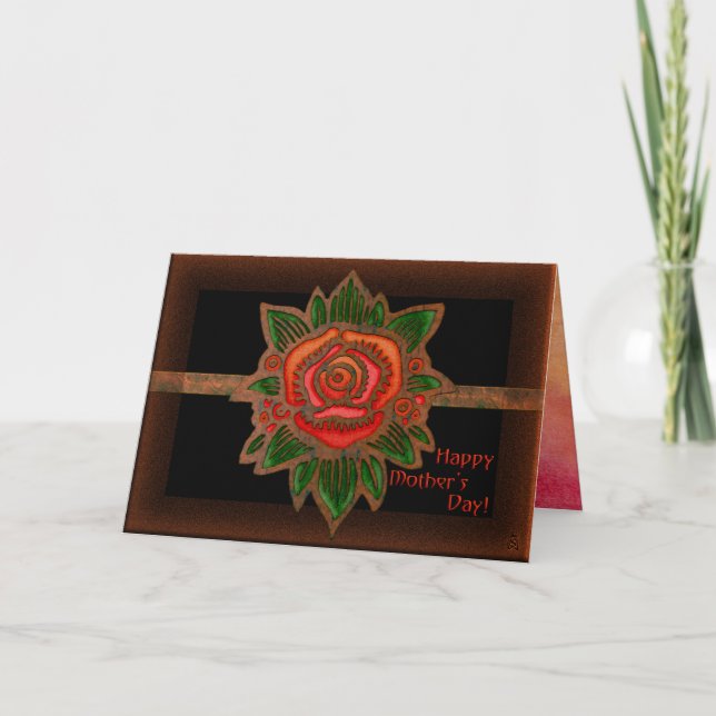 Carte Copper Rose (Devant)