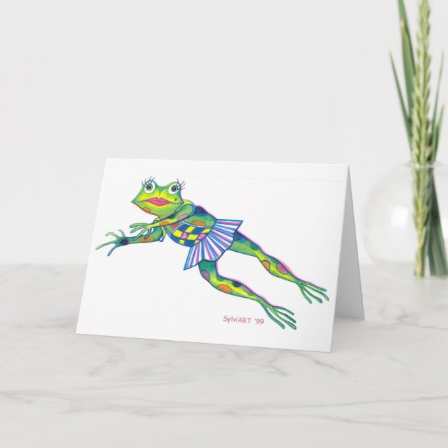 Carte Copyright "Miss Froggy" ©2003 SylviART™ (Devant)