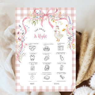 Carte Coquette Rose à Carreaux Poulet Idiot Le Juste Pri