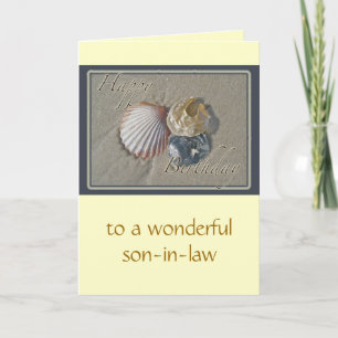 Carte Coquillages Joyeux Anniversaire Coordonner les art