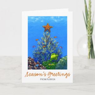Carte Corail Christmas Tree