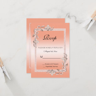 Carte Coral Gem & Parties scintillant 35e anniversaire M