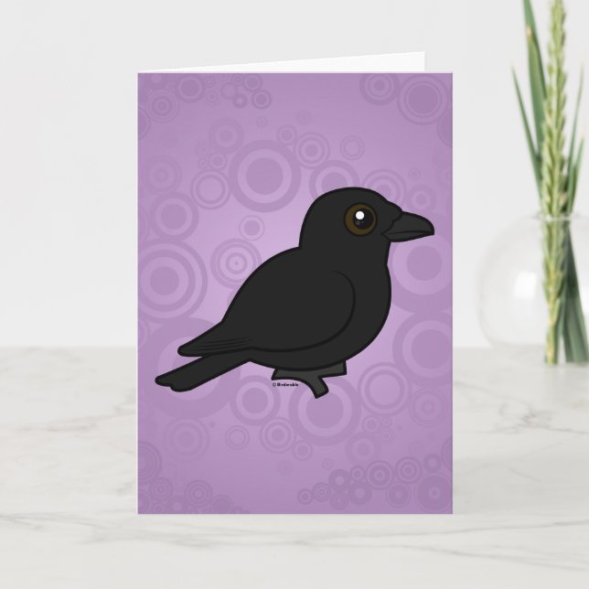 Carte Corbeau américain Birdoré (Devant)