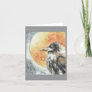 Carte Corbeau de minuit par Sherry