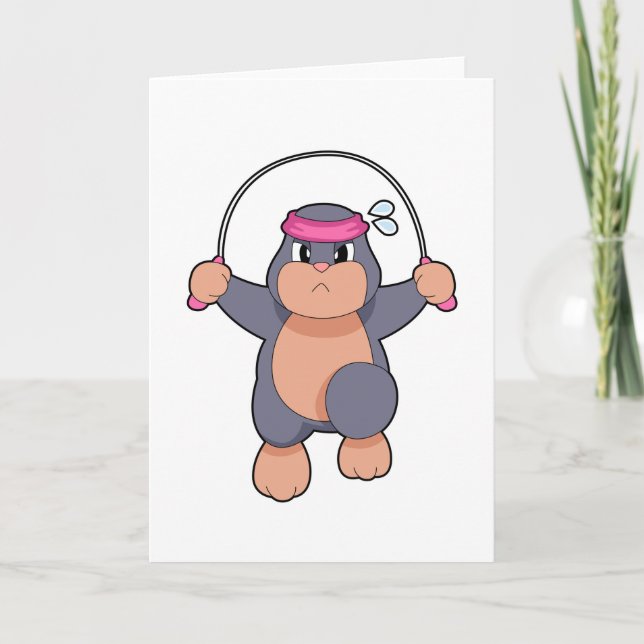 Carte Corde de fitness de taupe (Devant)