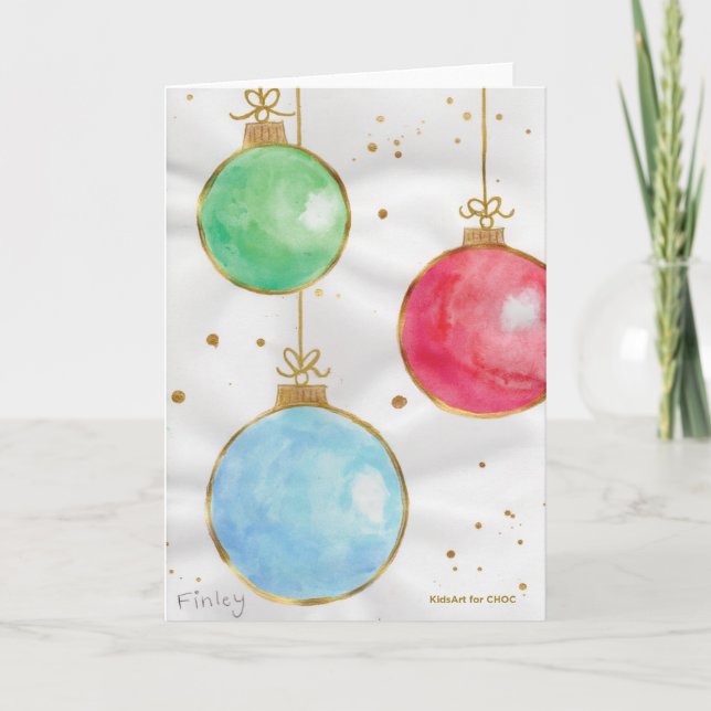 Carte Cordes d'or et jolies choses - KidsArt pour CHOC (Devant)